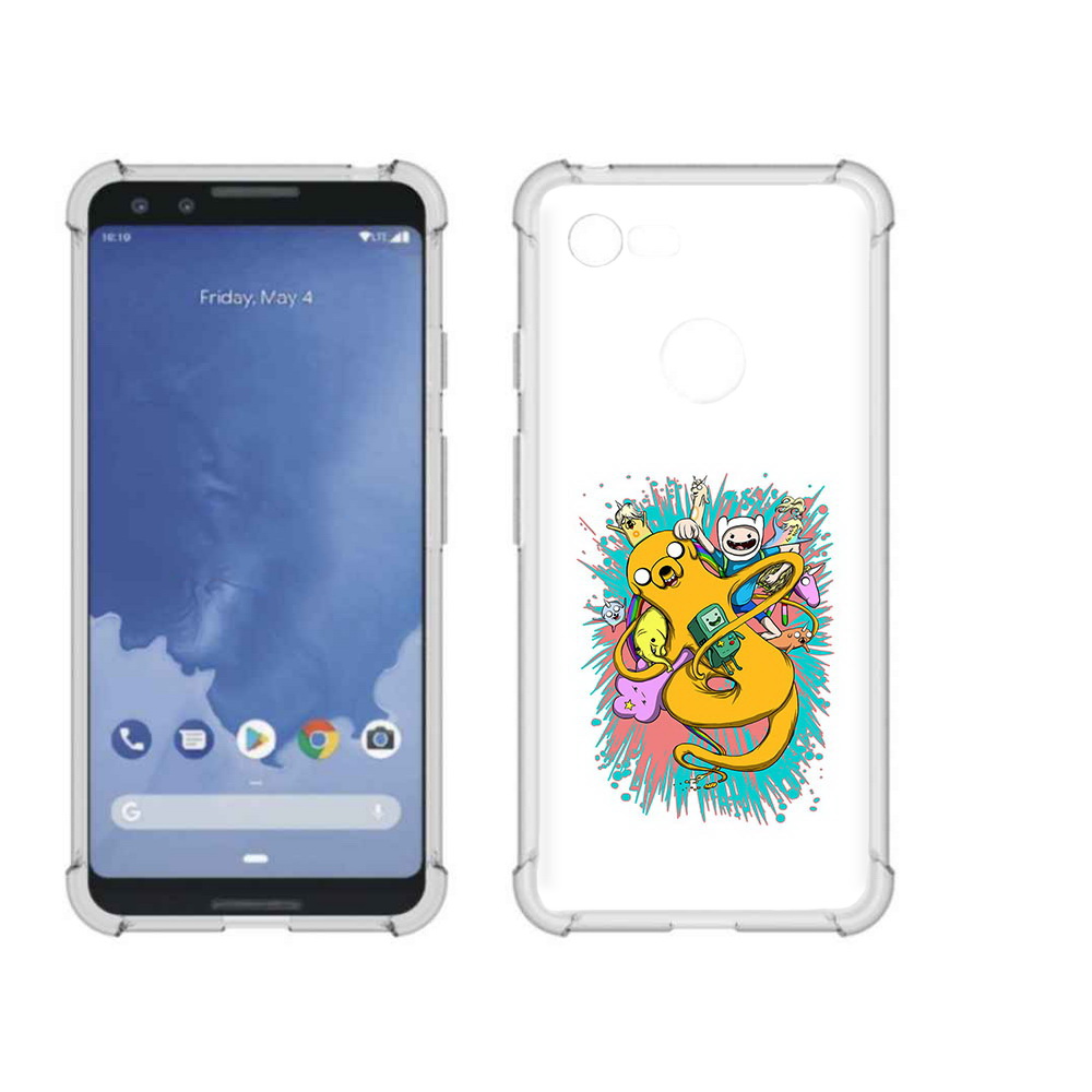 

Чехол MyPads Tocco для Google Pixel 3 время приключений рисунок, Прозрачный, Tocco