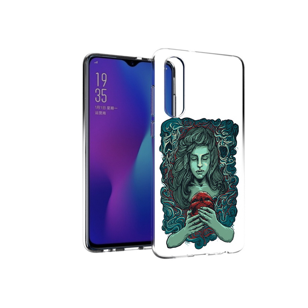 

Чехол MyPads Tocco для Huawei P30 спящая девушка, Прозрачный, Tocco