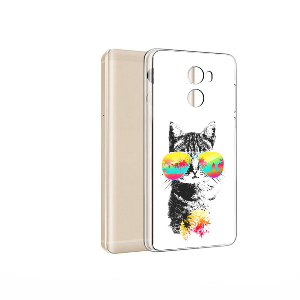 

Чехол MyPads Tocco для Xiaomi Redmi 4 Pro крутой кот (PT47305.303.425), Прозрачный, Tocco