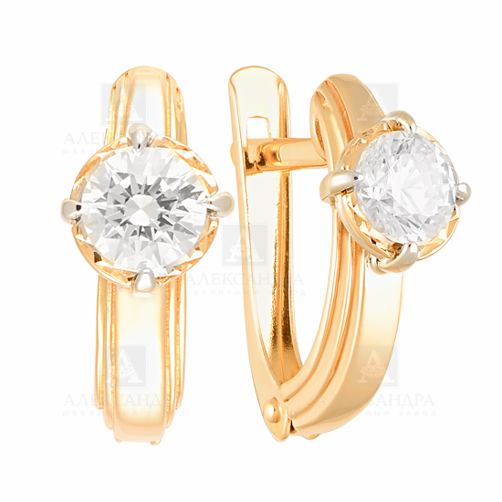

Серьги из золота Александра кл2188а-62, Swarovski, кл2188а-62