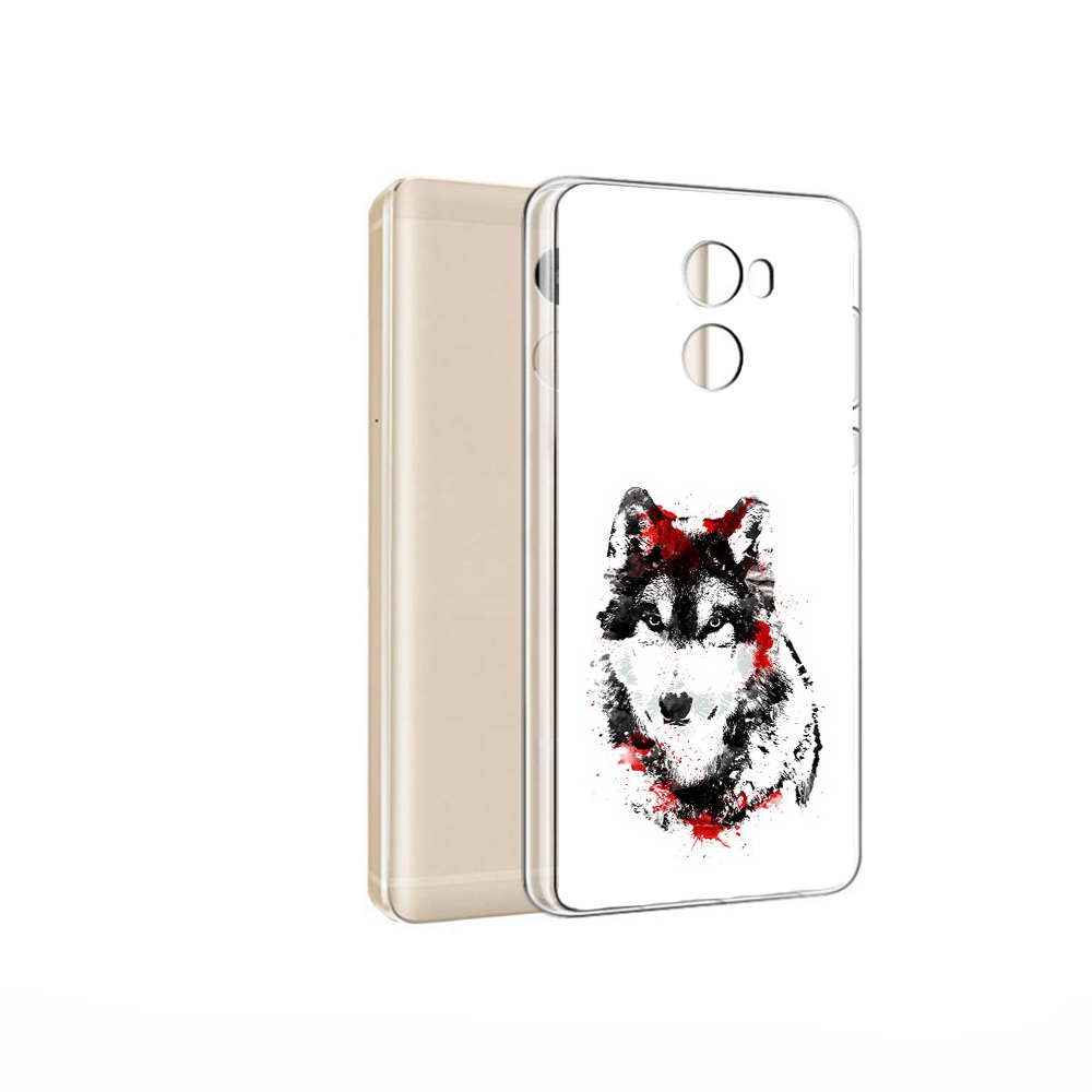 

Чехол MyPads Tocco для Xiaomi Redmi 4 Pro кровавый волк (PT47305.303.416), Прозрачный, Tocco