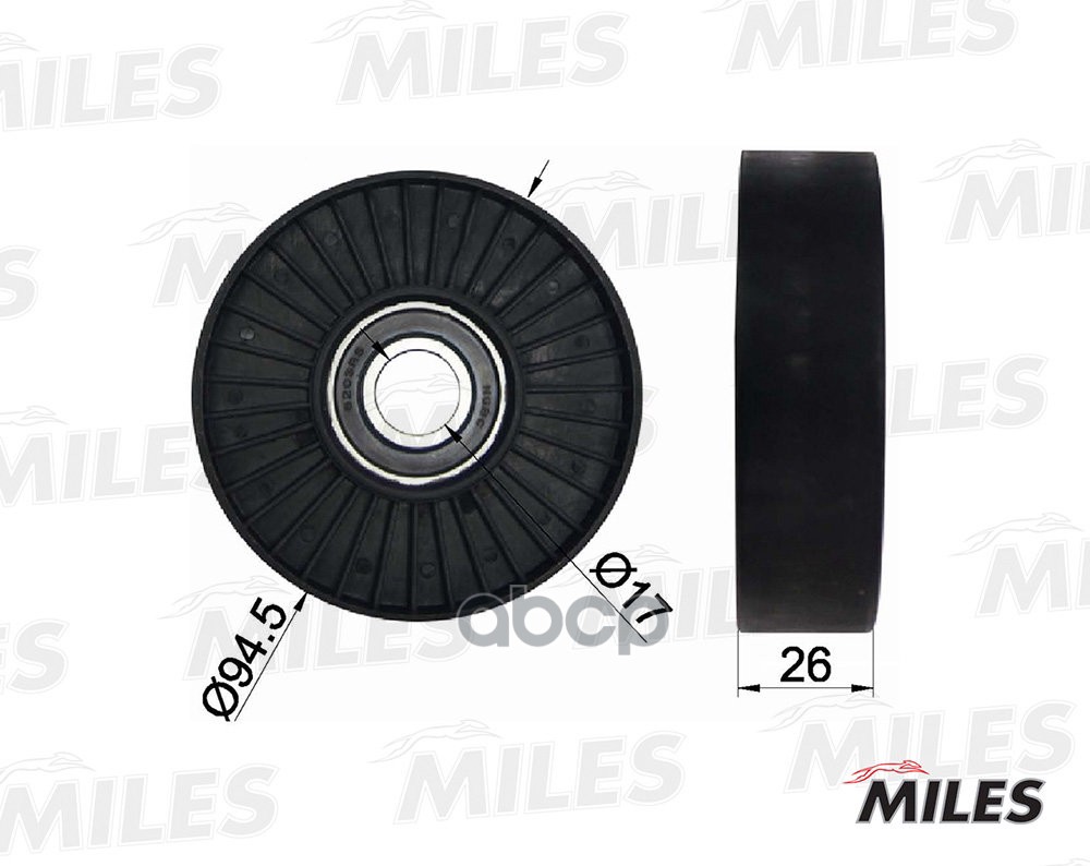 

Ролик Натяжителя Miles Ag03025 Mb W210/W211/W639 M112/113 Miles арт. AG03025