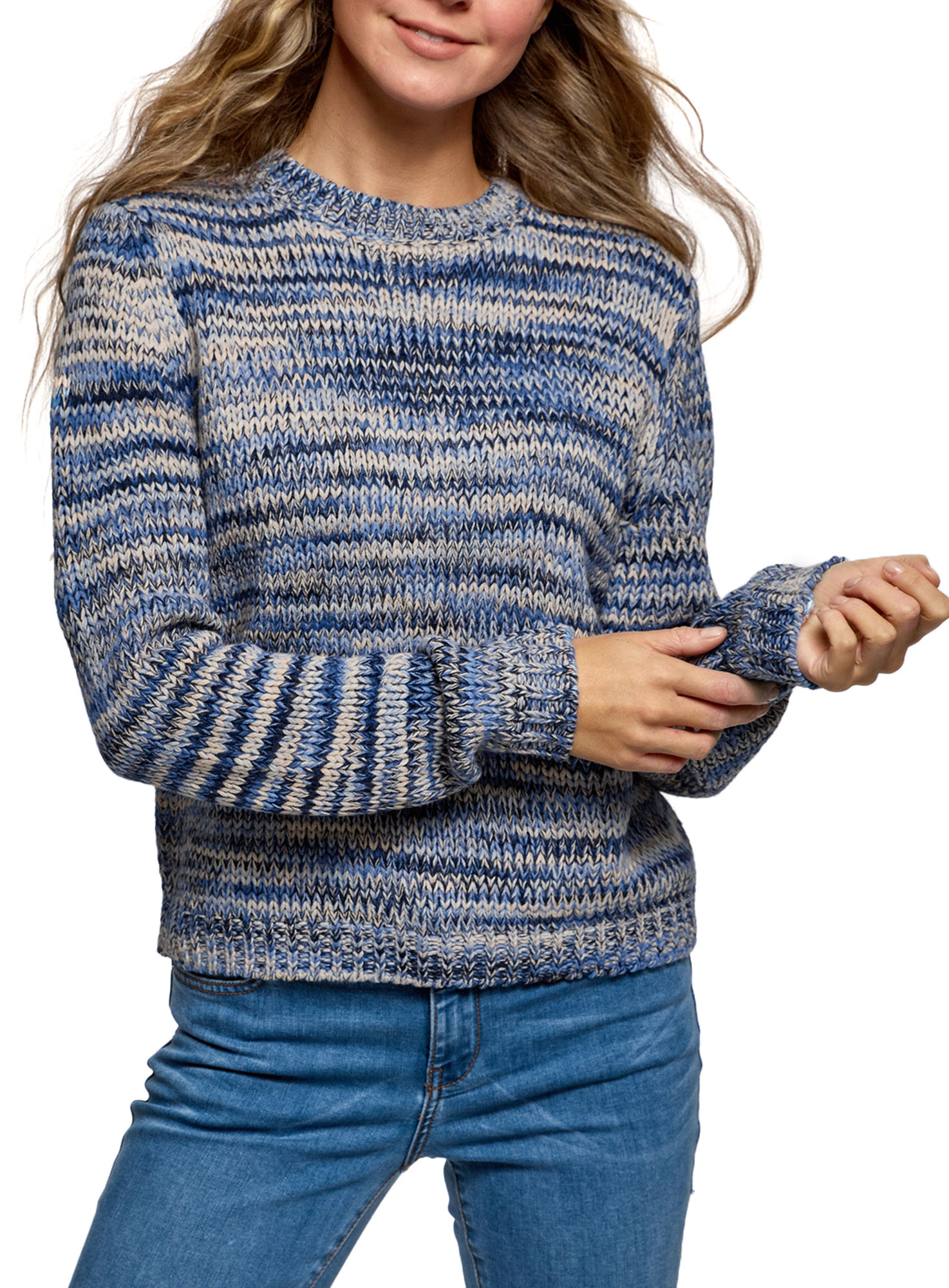 

Джемпер женский oodji 63803081 синий 2XL, 63803081