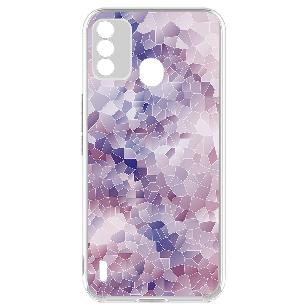 

Чехол-накладка Krutoff Clear Case Витраж 2 для ITEL A48, Прозрачный