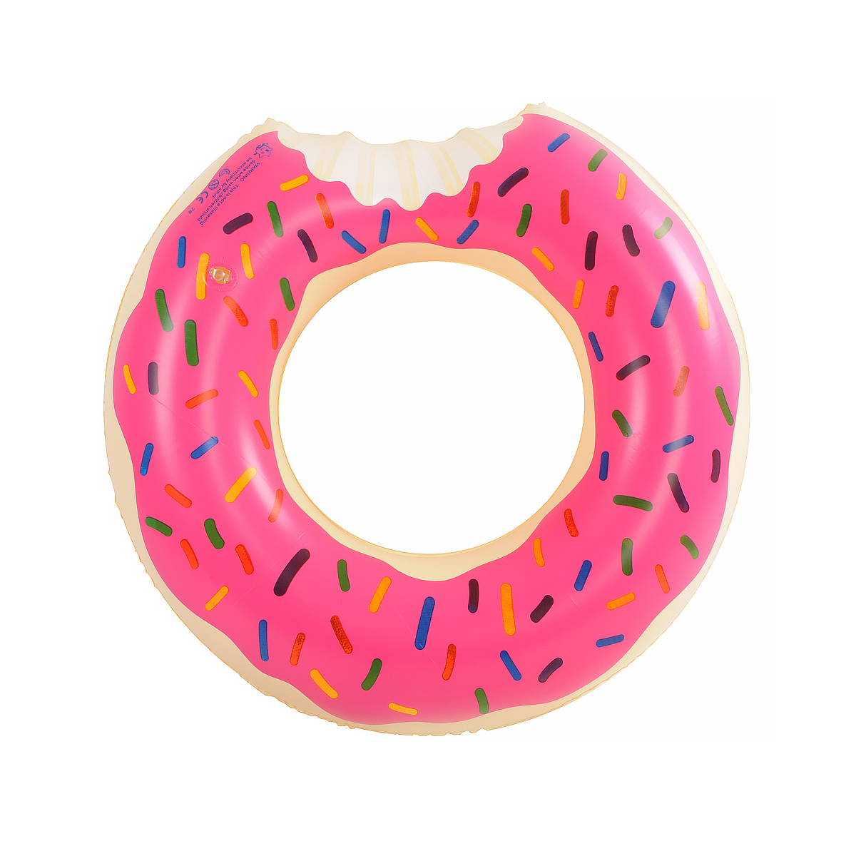 Надувной круг для для плавания GoodStore24 Пончик 60 см, розовый KR-060 круг для плавания intex пончик с глазурью 56263