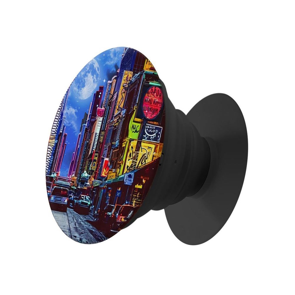 

Пластмассовый держатель Krutoff для телефона Попсокет Ночной город