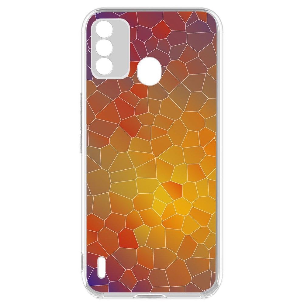 

Чехол-накладка Krutoff Clear Case Витраж 1 для ITEL A48, Прозрачный