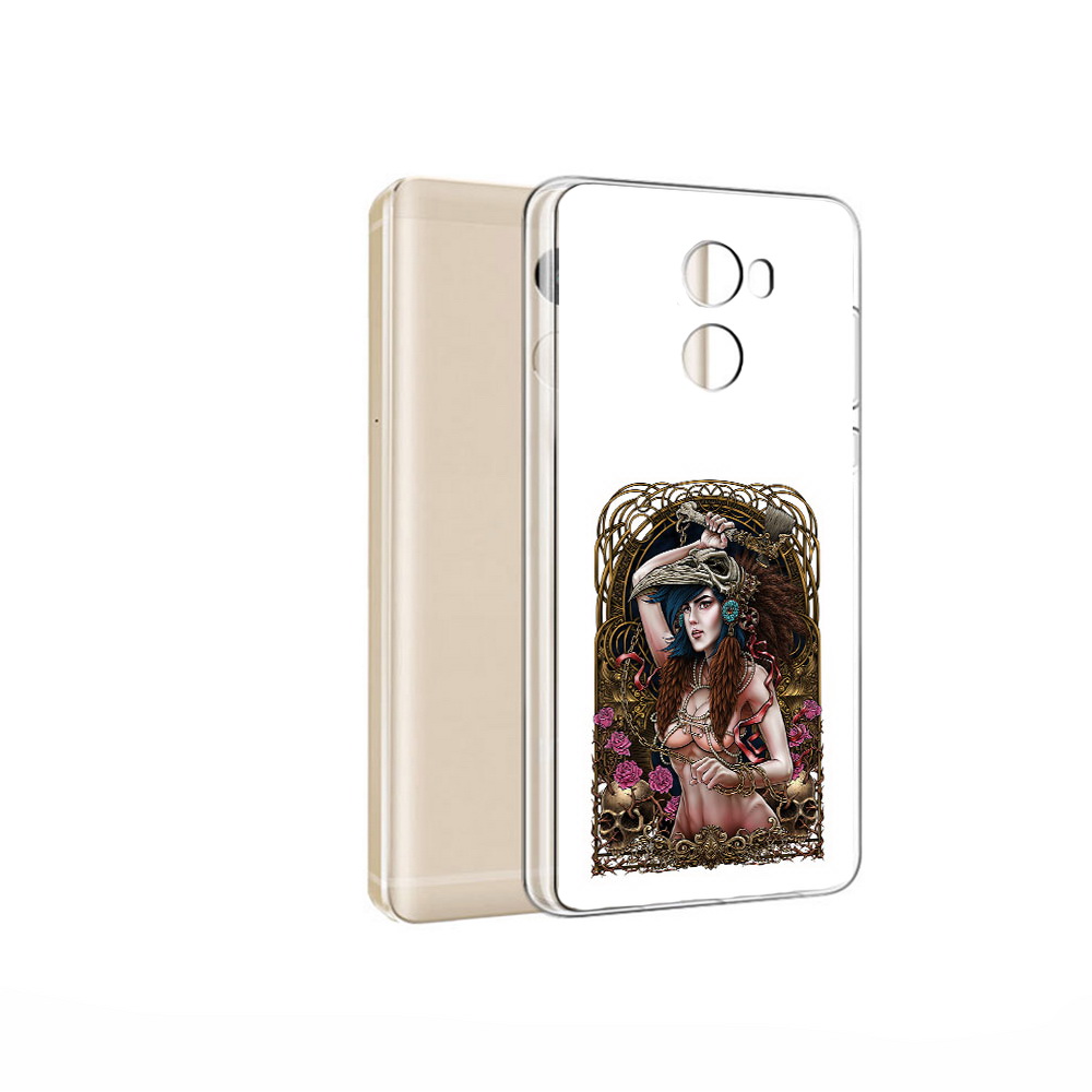 

Чехол MyPads Tocco для Xiaomi Redmi 4 Pro красивая девушка рисунок (PT47305.303.407), Прозрачный, Tocco
