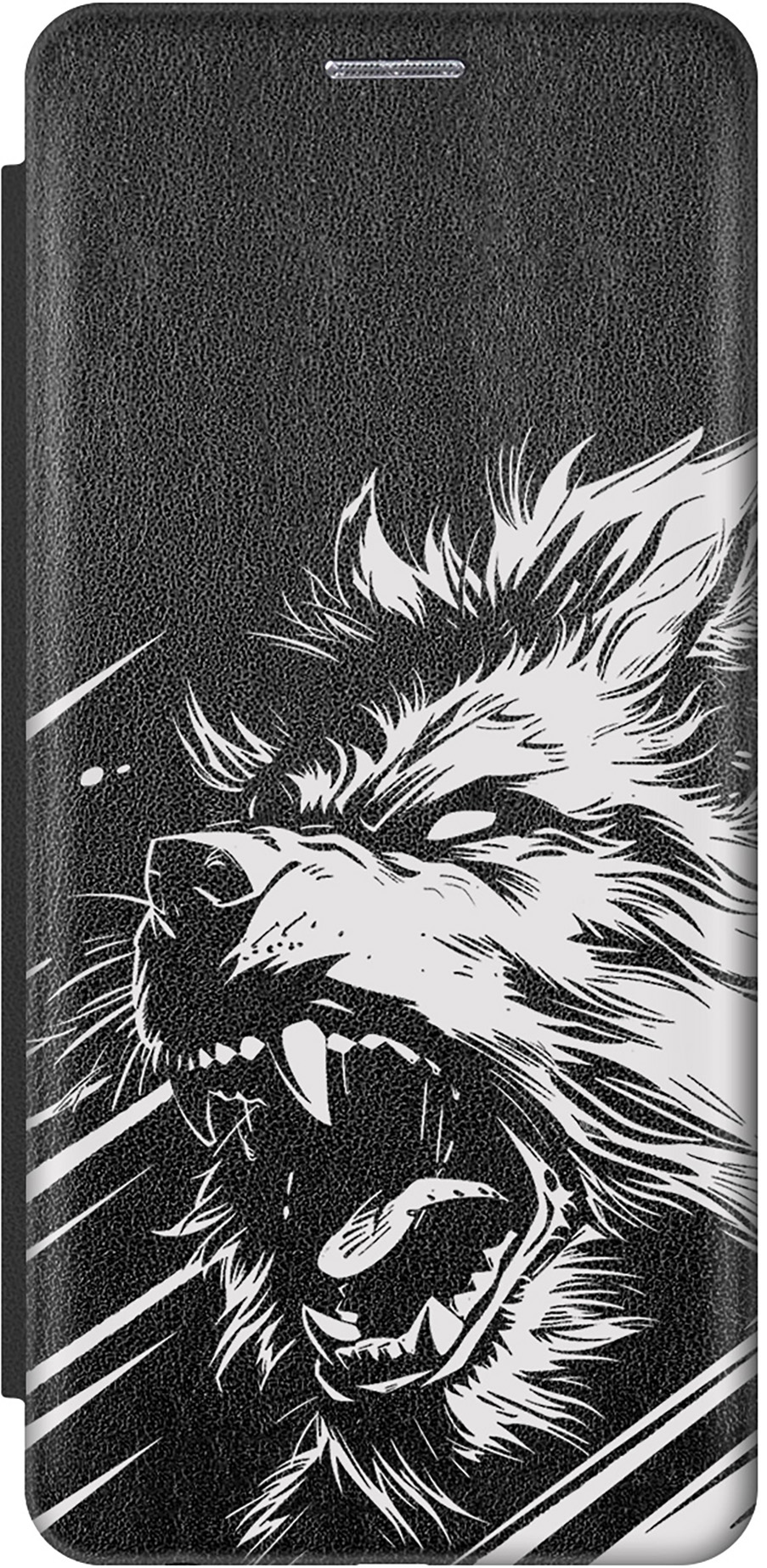 

Чехол-книжка на Huawei P60 Pro с принтом "Рев оборотня" черный, Черный;белый, 772620813