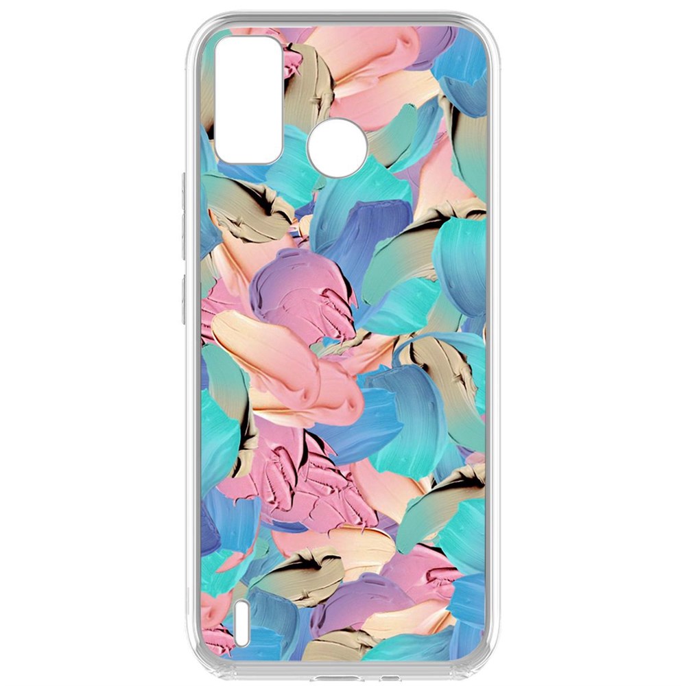 

Чехол-накладка Krutoff Clear Case Абстракт краска для TECNO Spark 6 Go