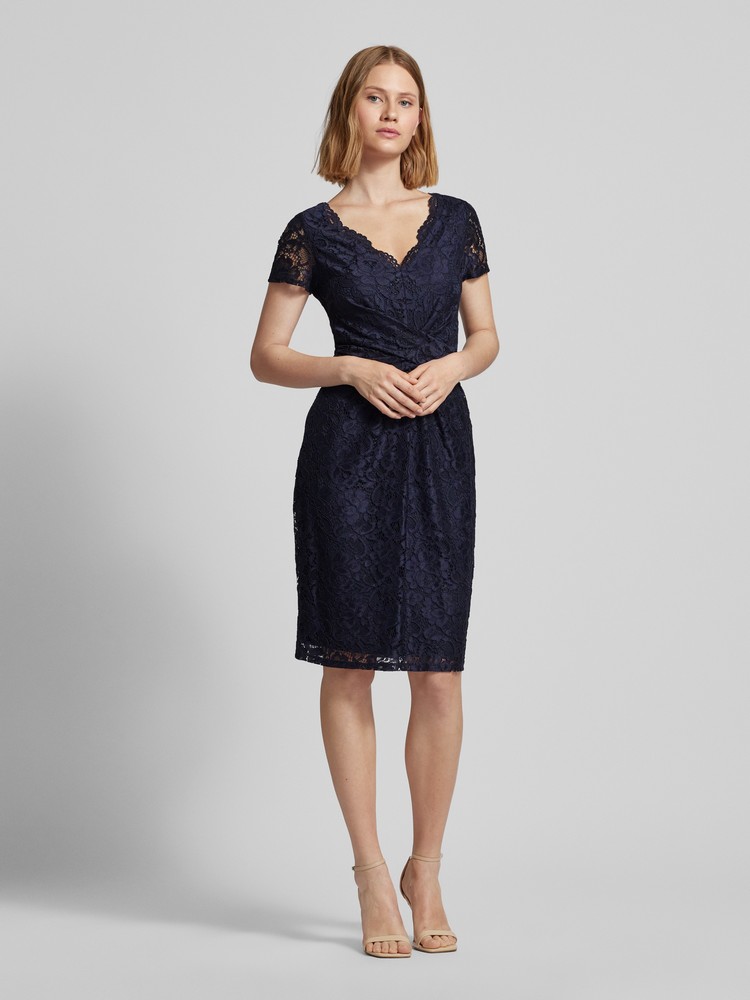 

Платье женское Vera Mont 3094817 синее 46 EU, Синий, 3094817