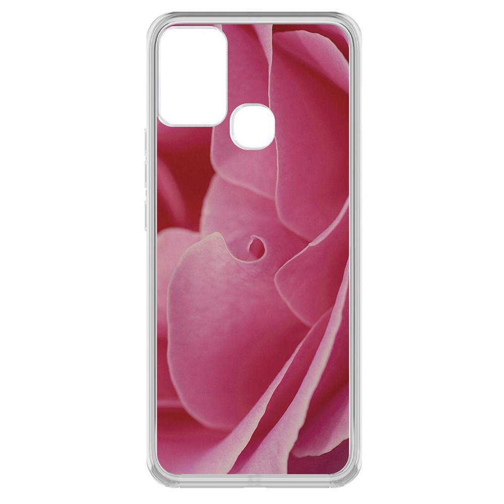 

Чехол-накладка Krutoff Clear Case Лепестки для INFINIX Hot 10 Play, Прозрачный