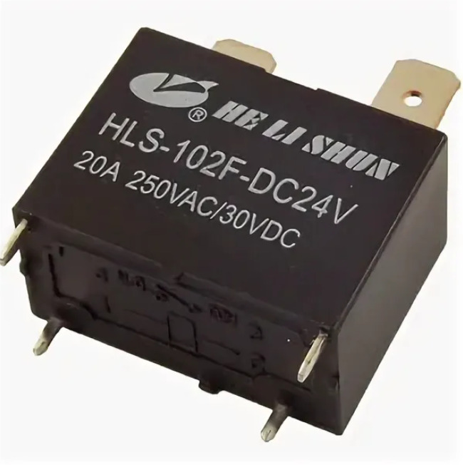 

Реле 12V HLS-102F ток-20A /кон 1A, Реле HLS-102F(12VDC) ток-20A контакты-1A