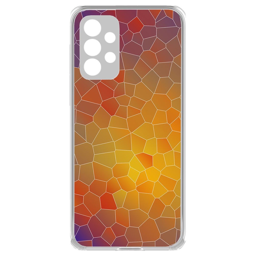 Чехол-накладка Krutoff Clear Case Витраж 1 для Samsung Galaxy A73 5G (A736)