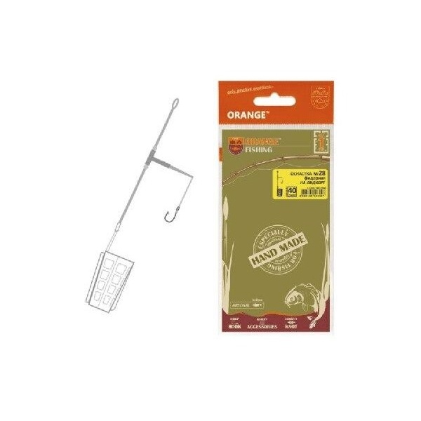 

Оснастка фидерная ORANGE по 5 шт, 28 Distance Cage Feeder Leadcore, 40 гр, Зеленый, Distance Cage Feeder Leadcore
