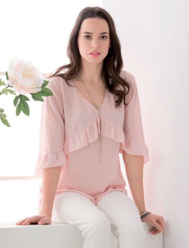 

Блуза женская SALKO 5740 розовая 42 EU, 5740