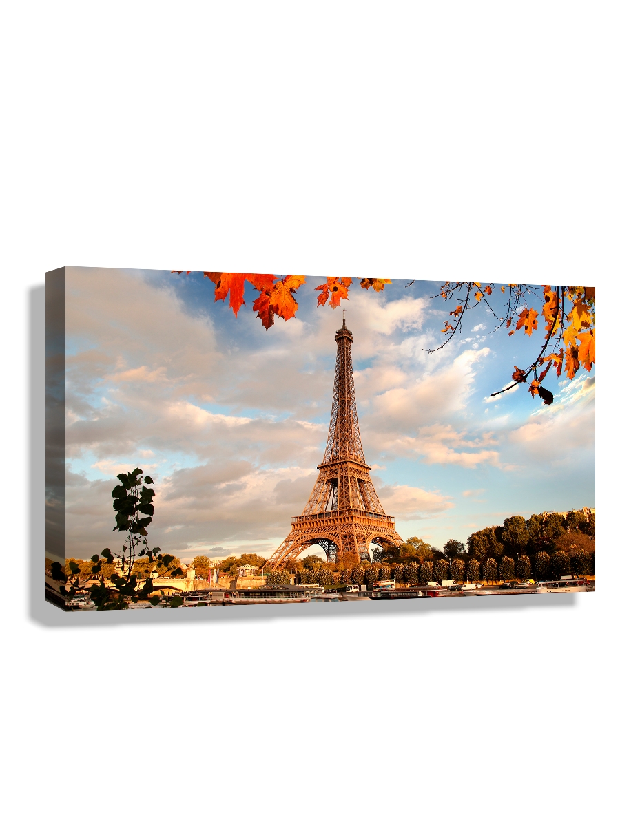 

Картина DRABS 90x60 см на холсте Эйфелева башня осенью Париже Франция