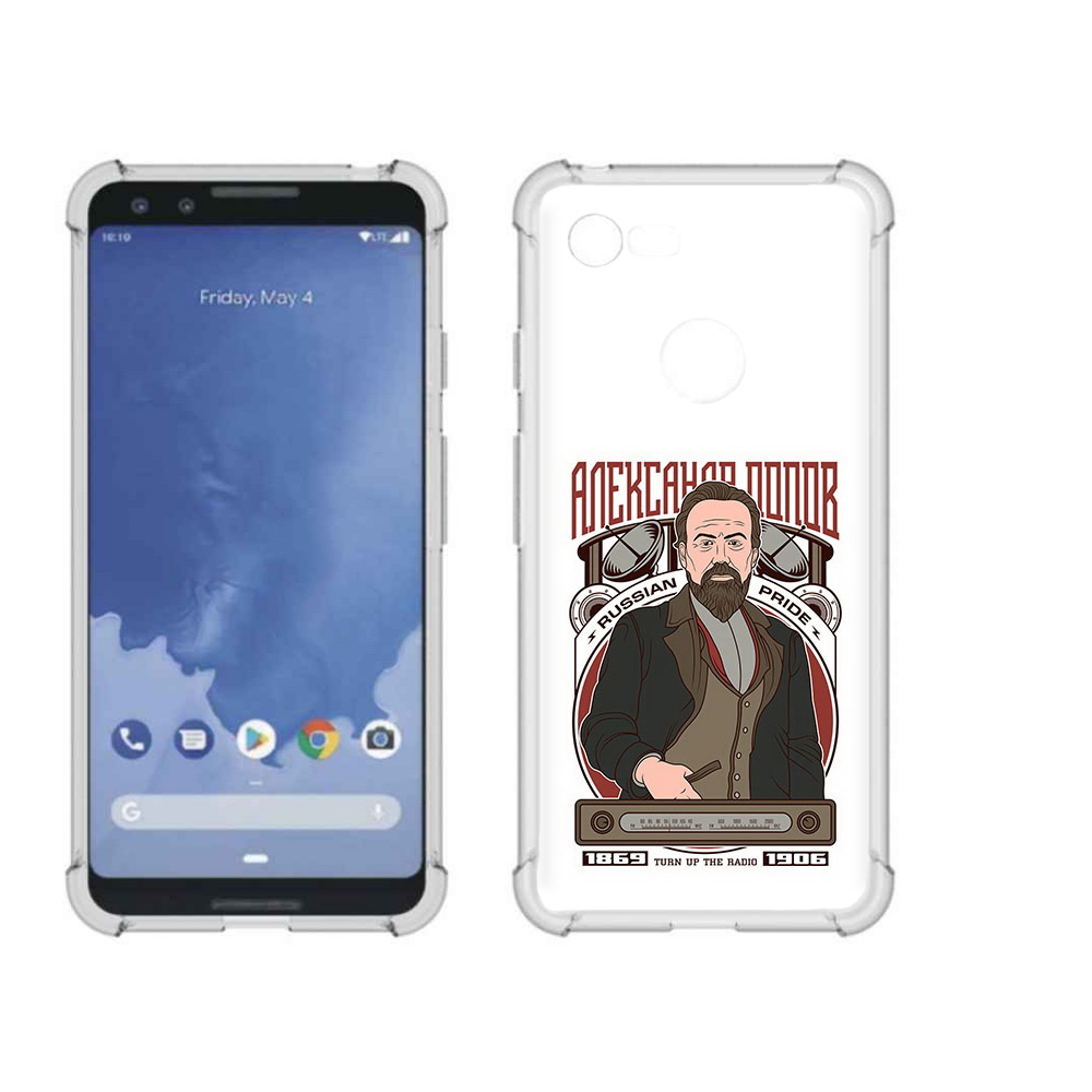 

Чехол MyPads Tocco для Google Pixel 3 Александр Попов, Прозрачный, Tocco