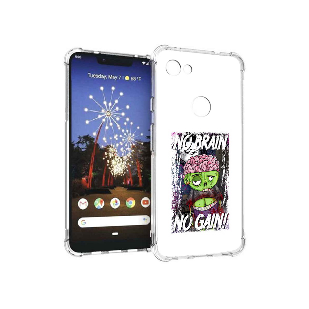

Чехол MyPads Tocco для Google Pixel 3 XL глупый зомби, Прозрачный, Tocco