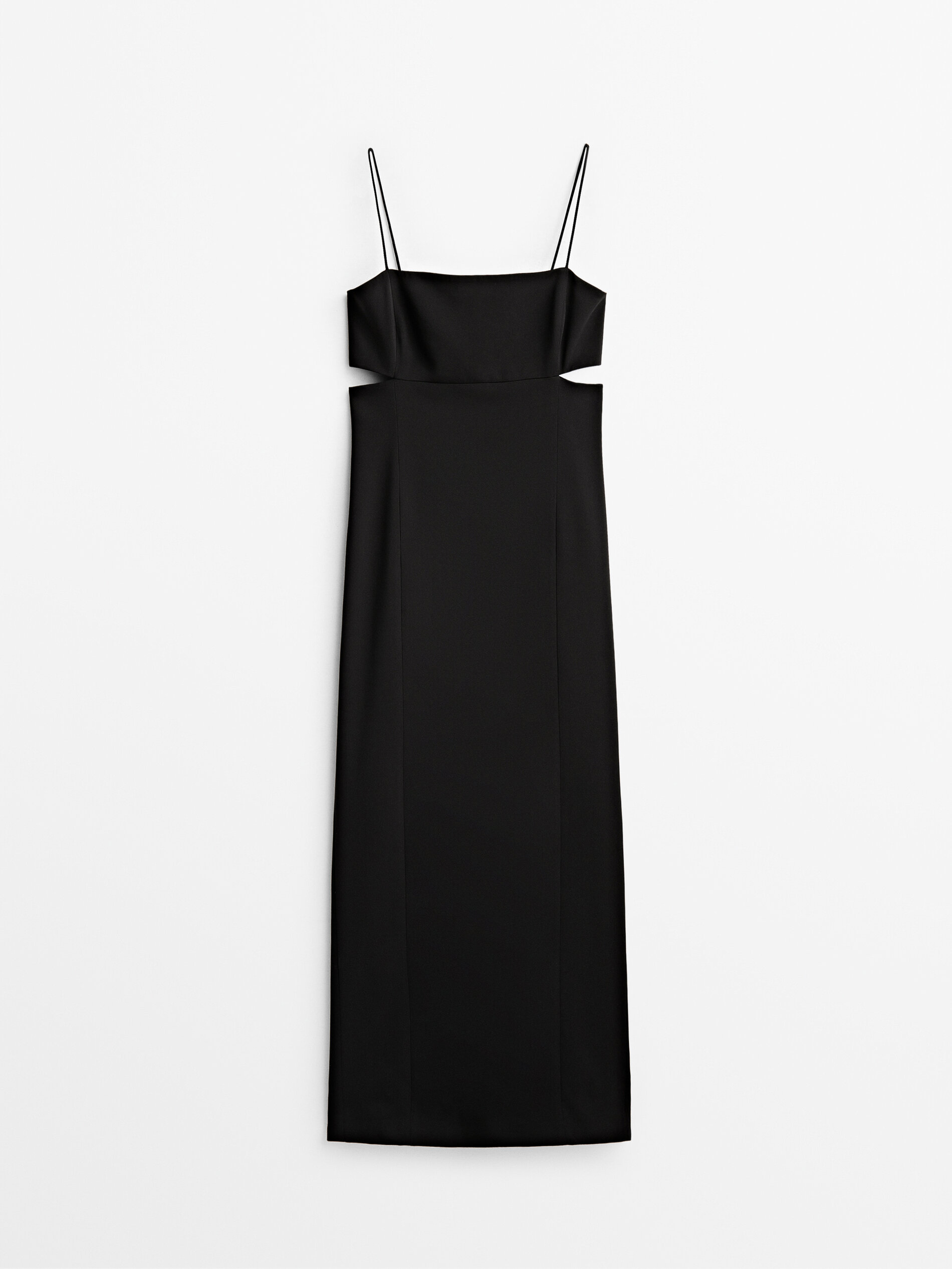 

Платье женское Massimo Dutti 06795865800 черное M, 06795865800