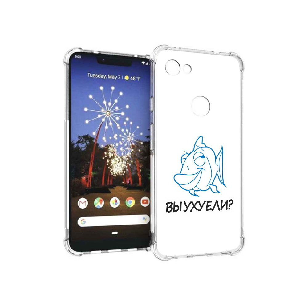 

Чехол MyPads Tocco для Google Pixel 3 XL вы ухуели, Прозрачный, Tocco