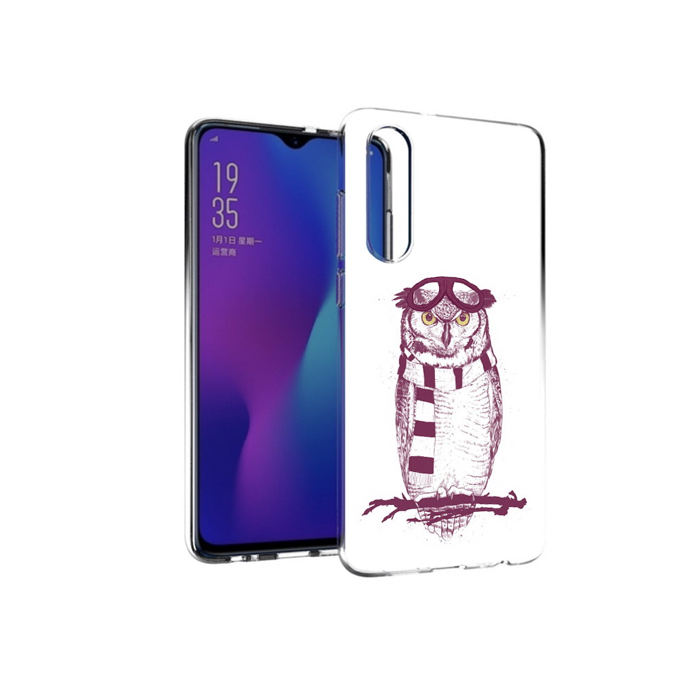 

Чехол MyPads Tocco для Huawei P30 сова-летчик, Прозрачный, Tocco