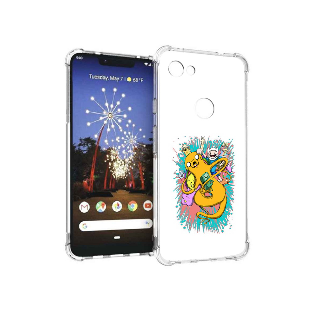 

Чехол MyPads Tocco для Google Pixel 3 XL время приключений рисунок, Прозрачный, Tocco