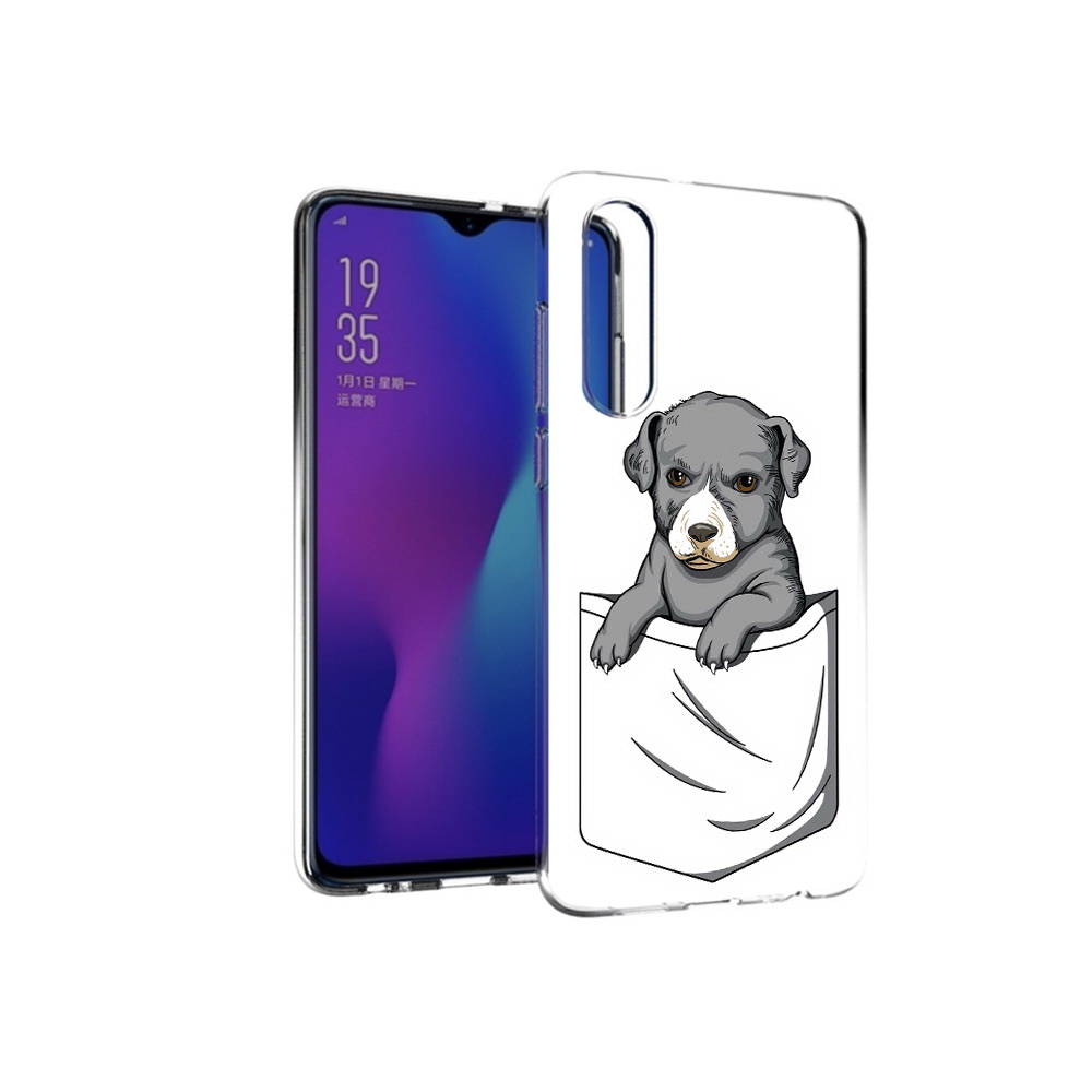 

Чехол MyPads Tocco для Huawei P30 собачка в кармане, Прозрачный, Tocco