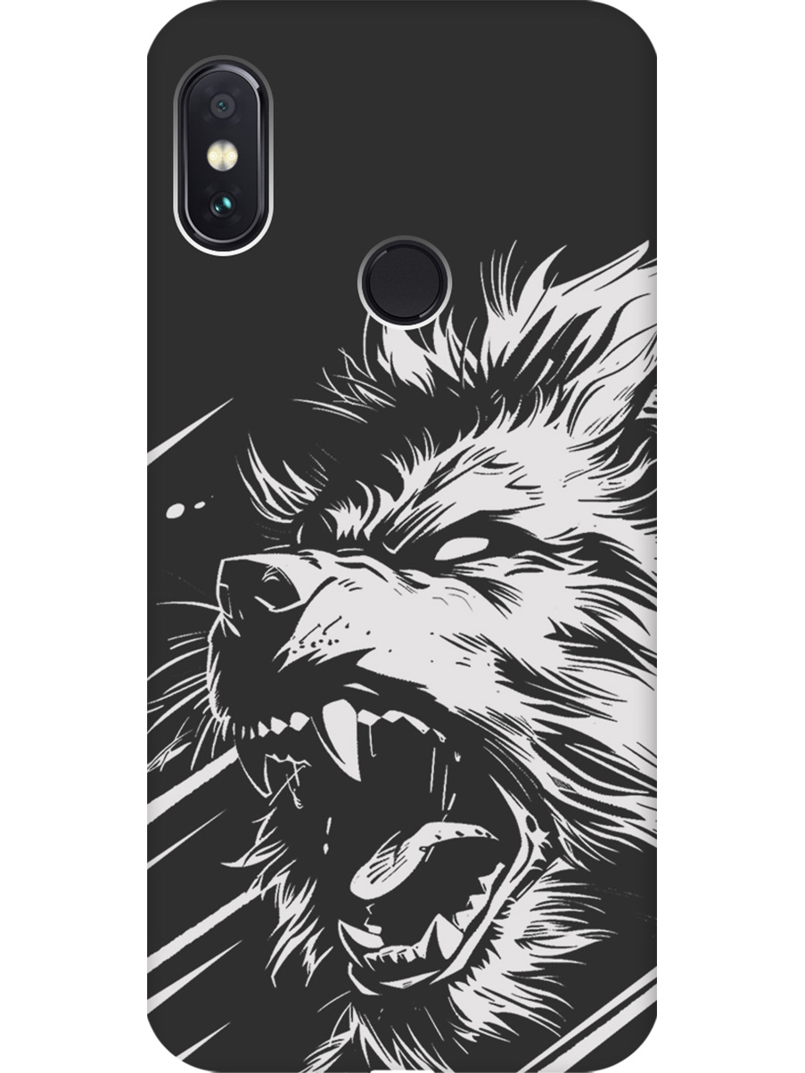 

Силиконовый чехол на Xiaomi Redmi Note 5 / Note 5 Pro с принтом матовый черный 861198, Черный;белый, 717568713