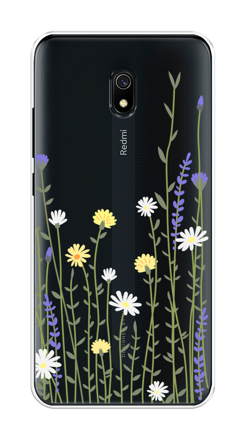 

Чехол на Xiaomi Redmi 8A "Ромашка и лаванда", Зеленый;желтый;прозрачный, 37250-1