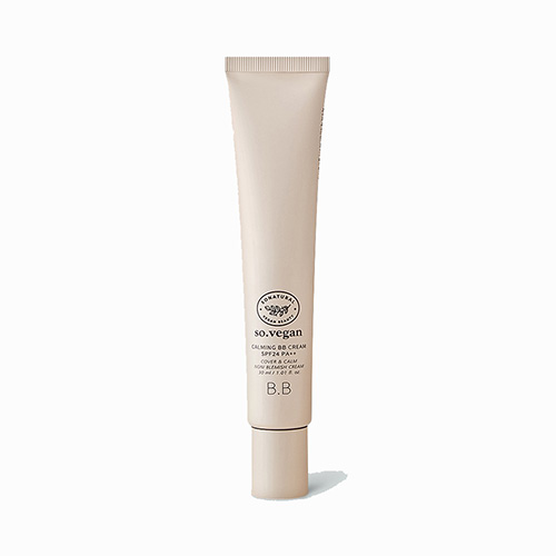 фото Успокаивающий bb-крем so natural so vegan calming bb cream, 30 мл