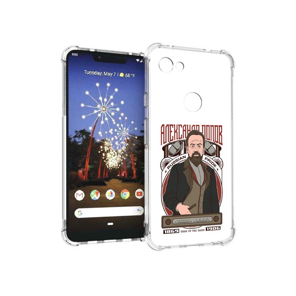 

Чехол MyPads Tocco для Google Pixel 3 XL Александр Попов, Прозрачный, Tocco
