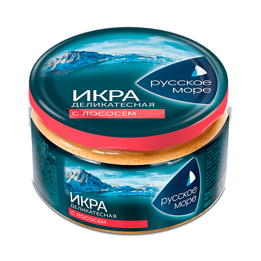 

Икра мойвы Русское Море Деликатесная с лососем 165 г