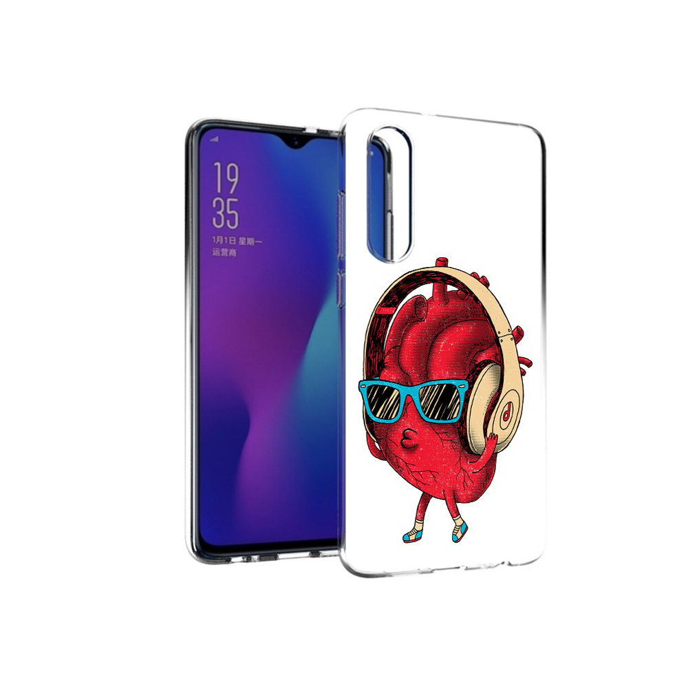 

Чехол MyPads Tocco для Huawei P30 слушай сердце, Прозрачный, Tocco