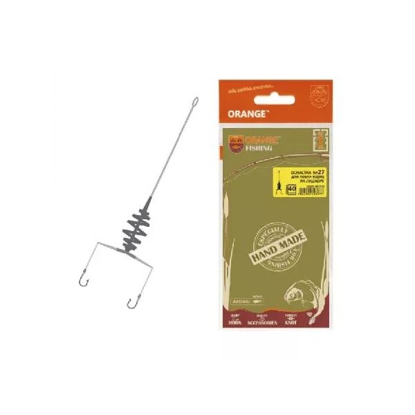 

Оснастка карповая ORANGE по 5 шт, 27 Spring Leadcore, 40 гр, Spring Leadcore