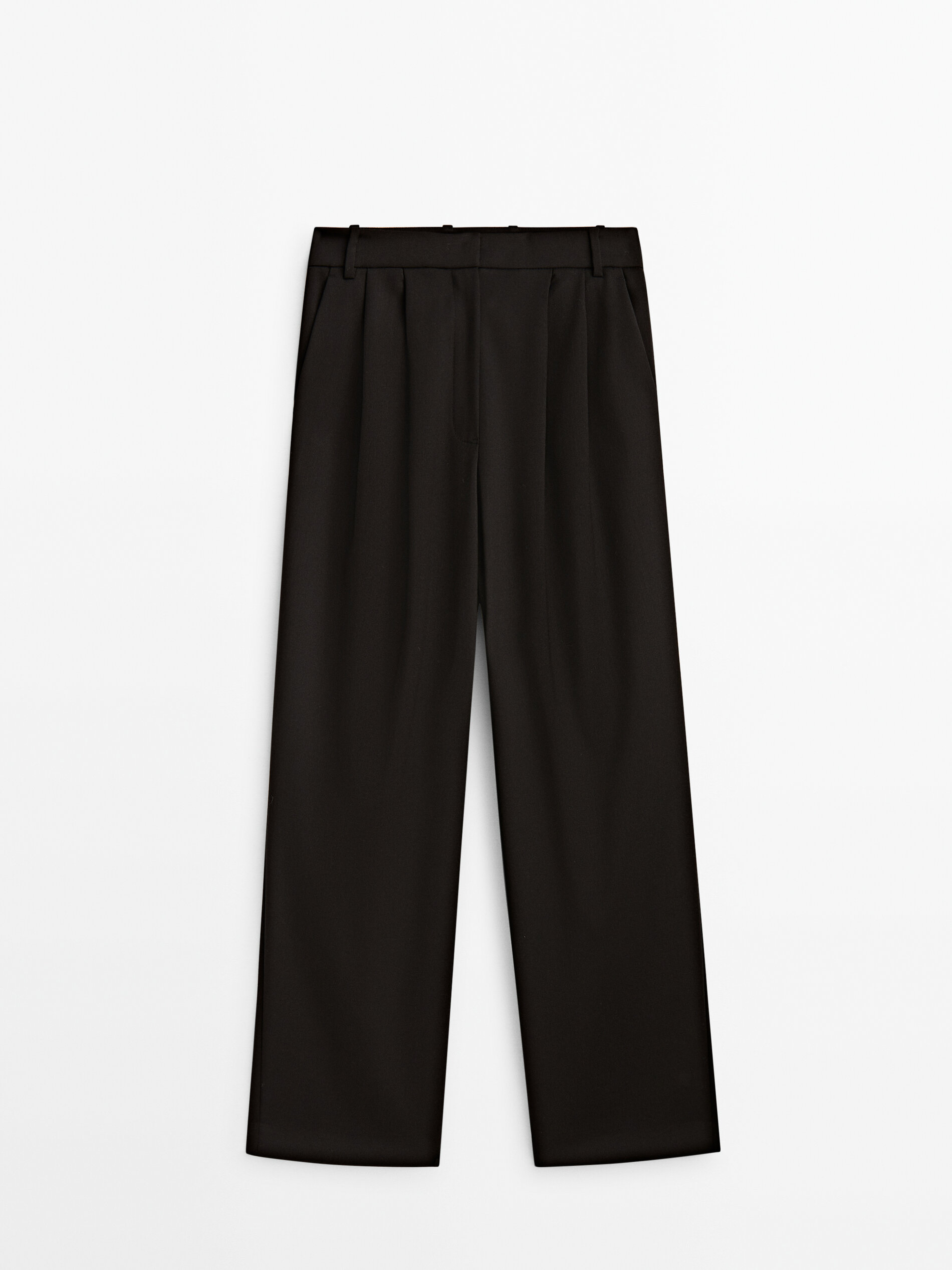 

Брюки женские Massimo Dutti 05065909800 черные 36, 05065909800