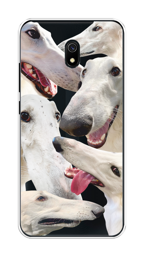 

Чехол на Xiaomi Redmi 8A "Собака с длинным носом", Белый;бежевый;розовый, 37250-1