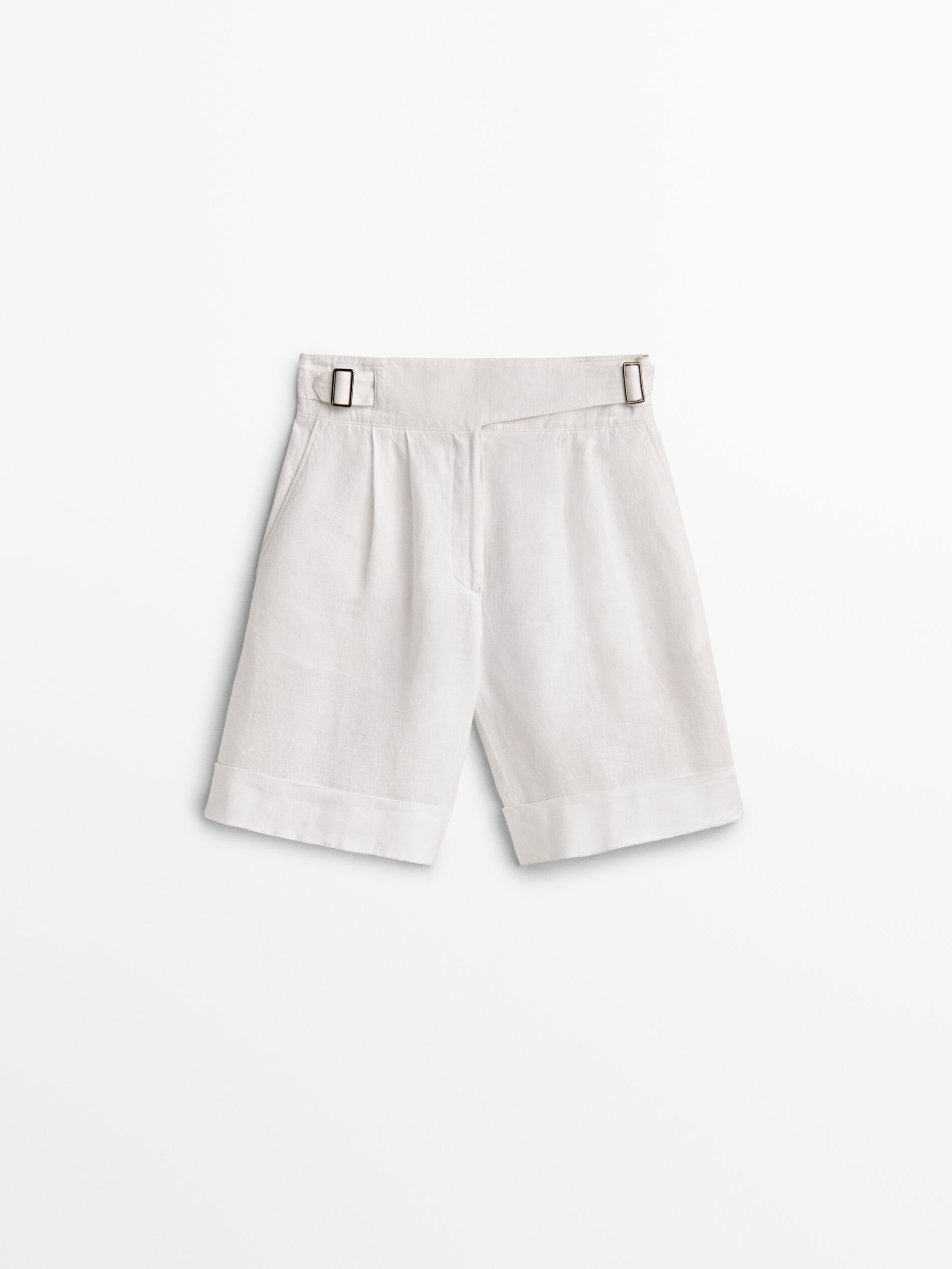 

Шорты женские Massimo Dutti 05040940251 белые 34, 05040940251