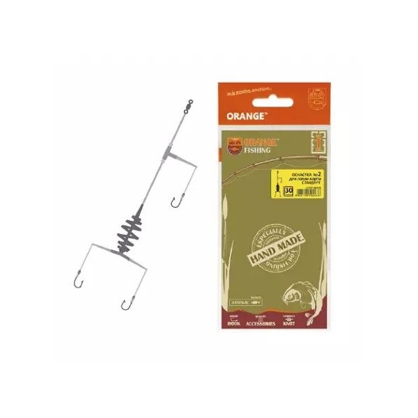 

Оснастка карповая ORANGE по 5 шт, 2 Spring, 30 гр, Spring