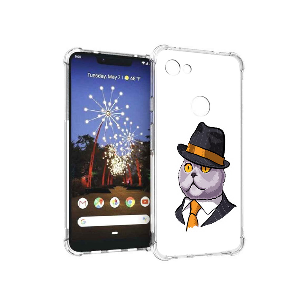 

Чехол MyPads Tocco для Google Pixel 3 XL британец, Прозрачный, Tocco
