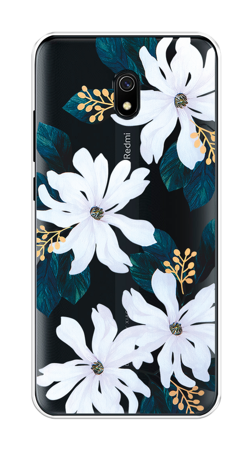 

Чехол на Xiaomi Redmi 8A "Delilah Flower", Зеленый;белый, 37250-1
