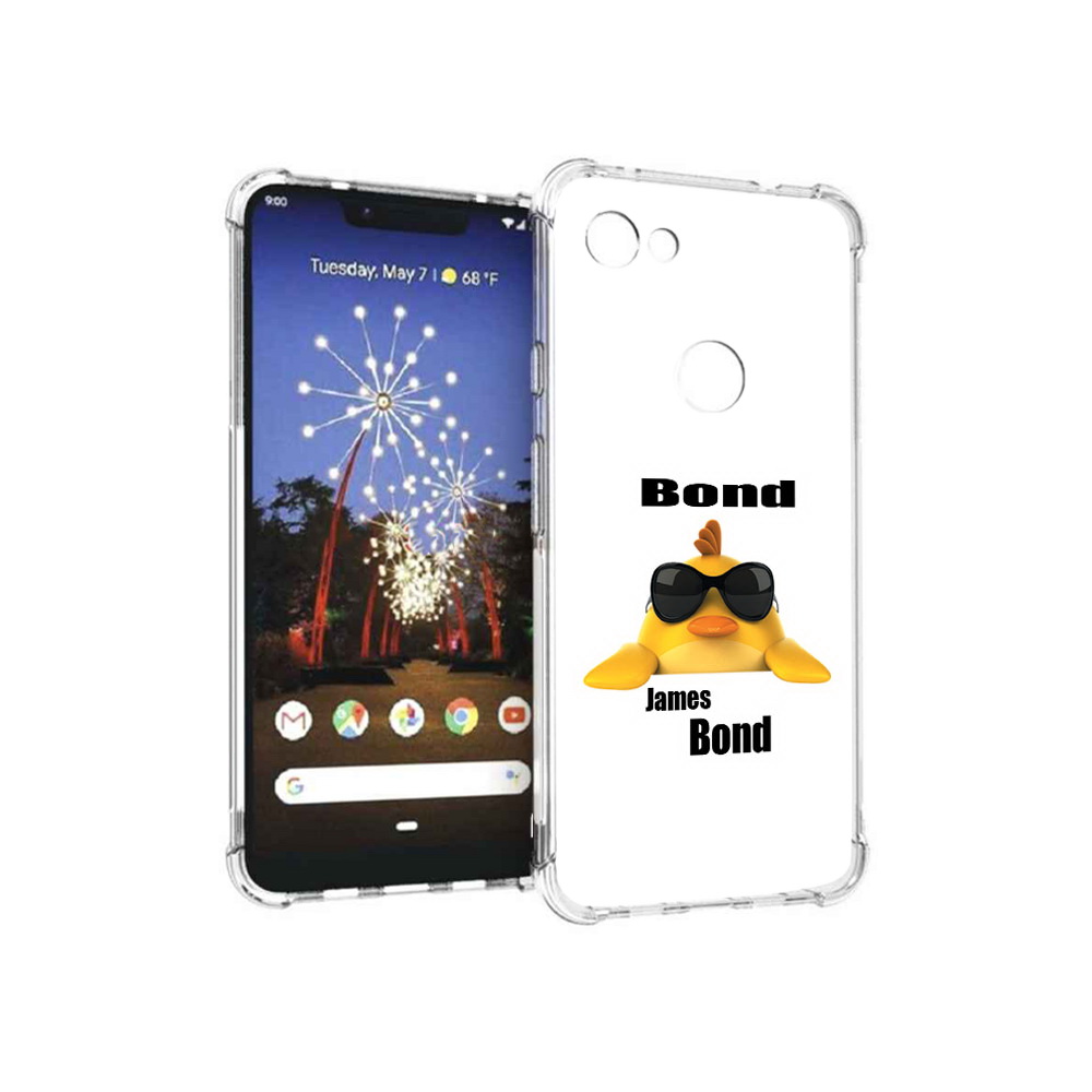 

Чехол MyPads Tocco для Google Pixel 3 XL бонд, Прозрачный, Tocco