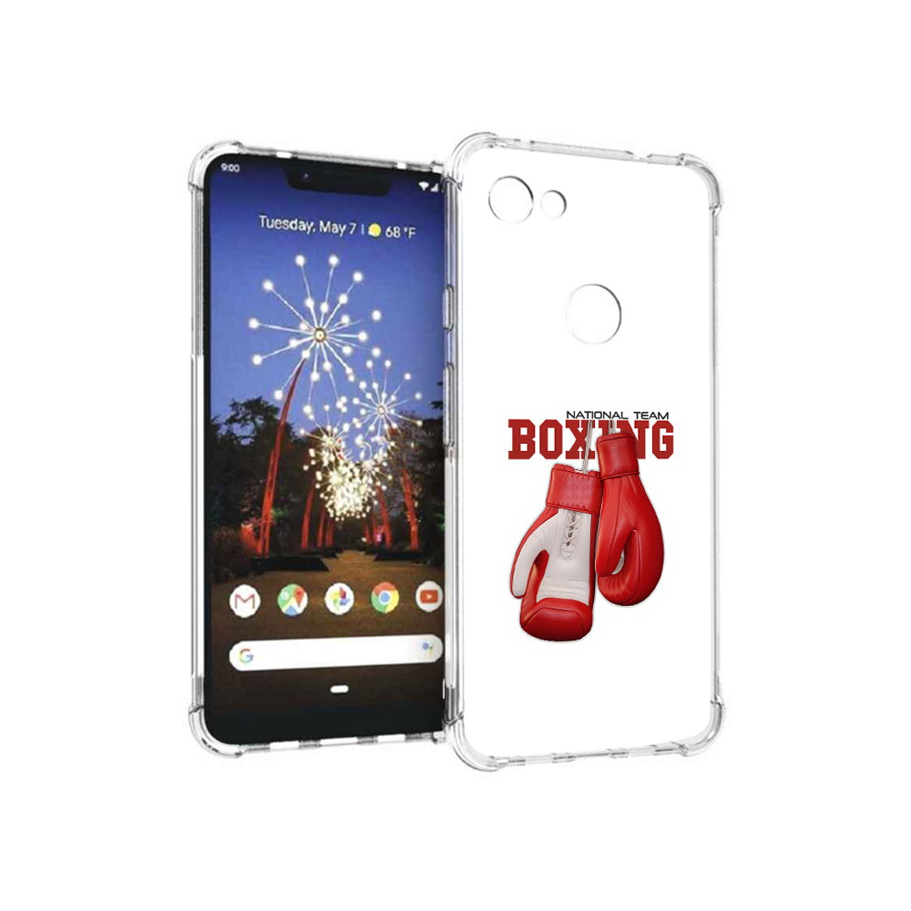

Чехол MyPads Tocco для Google Pixel 3 XL боксерские перчатки, Прозрачный, Tocco