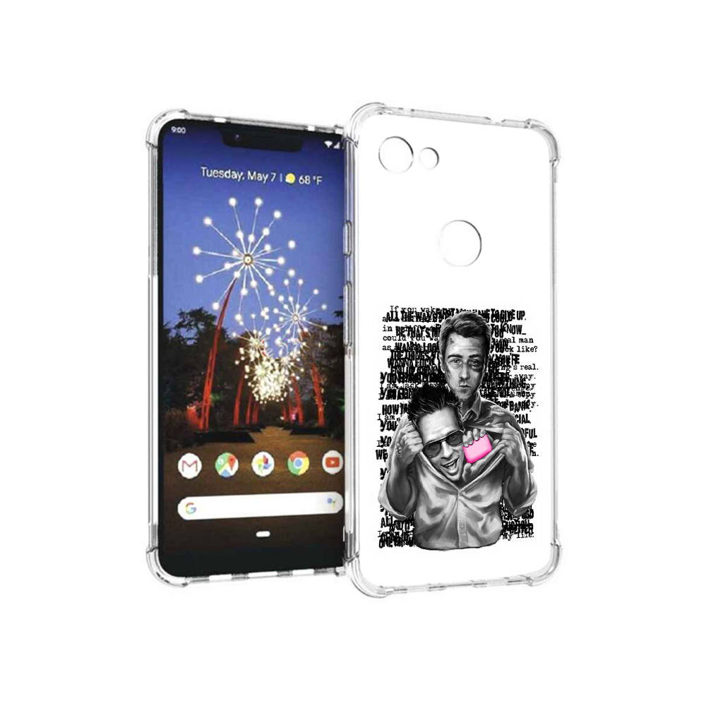 

Чехол MyPads Tocco для Google Pixel 3 XL бойцовский клуб, Прозрачный, Tocco