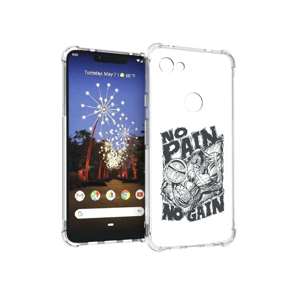 

Чехол MyPads Tocco для Google Pixel 3 XL бодибилдинг тяжелая работа, Прозрачный, Tocco