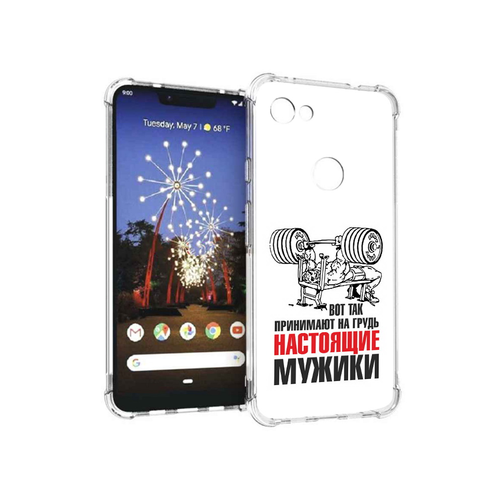 

Чехол MyPads Tocco для Google Pixel 3 XL бодибилдинг для мужиков, Прозрачный, Tocco
