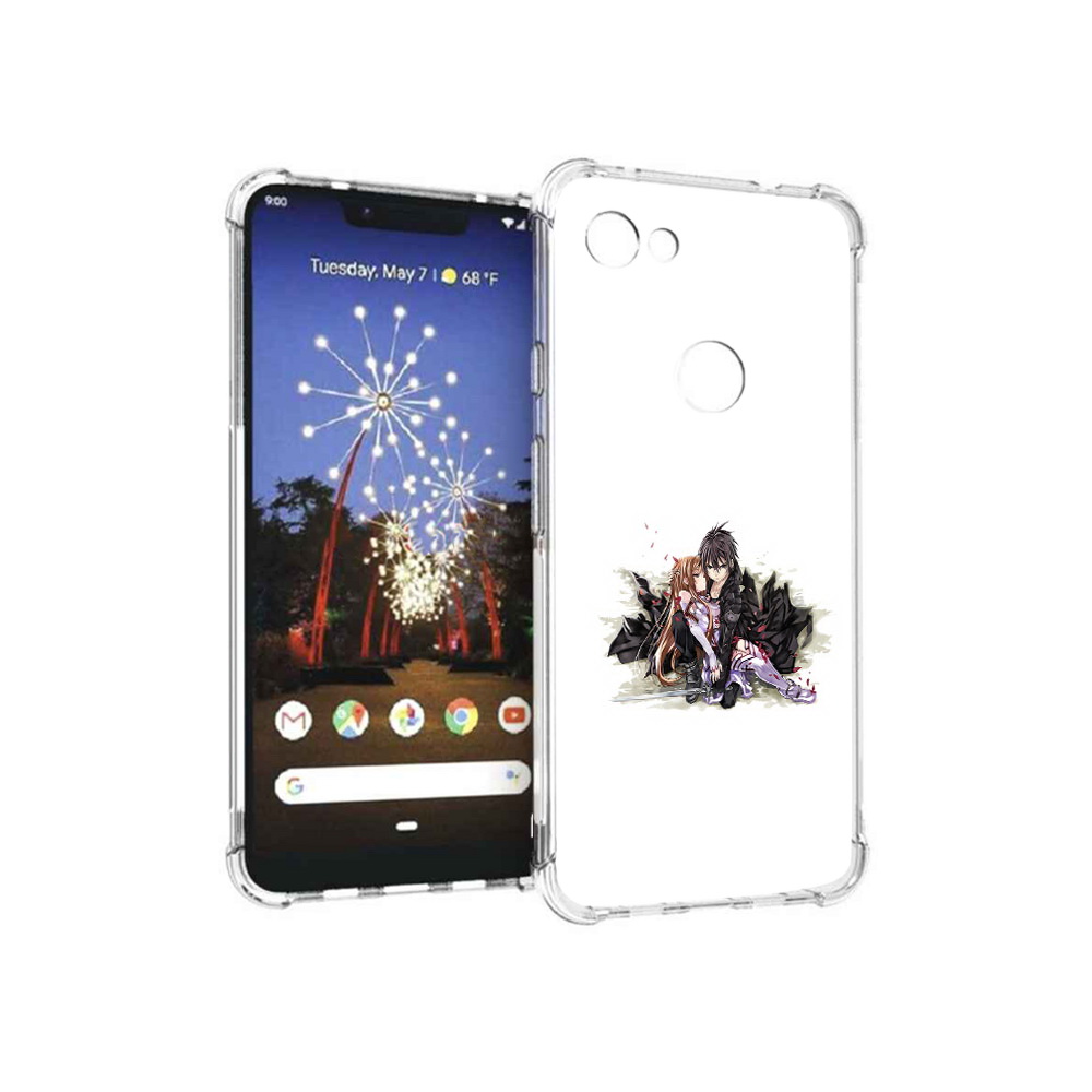 

Чехол MyPads Tocco для Google Pixel 3 XL аниме асуна, Прозрачный, Tocco
