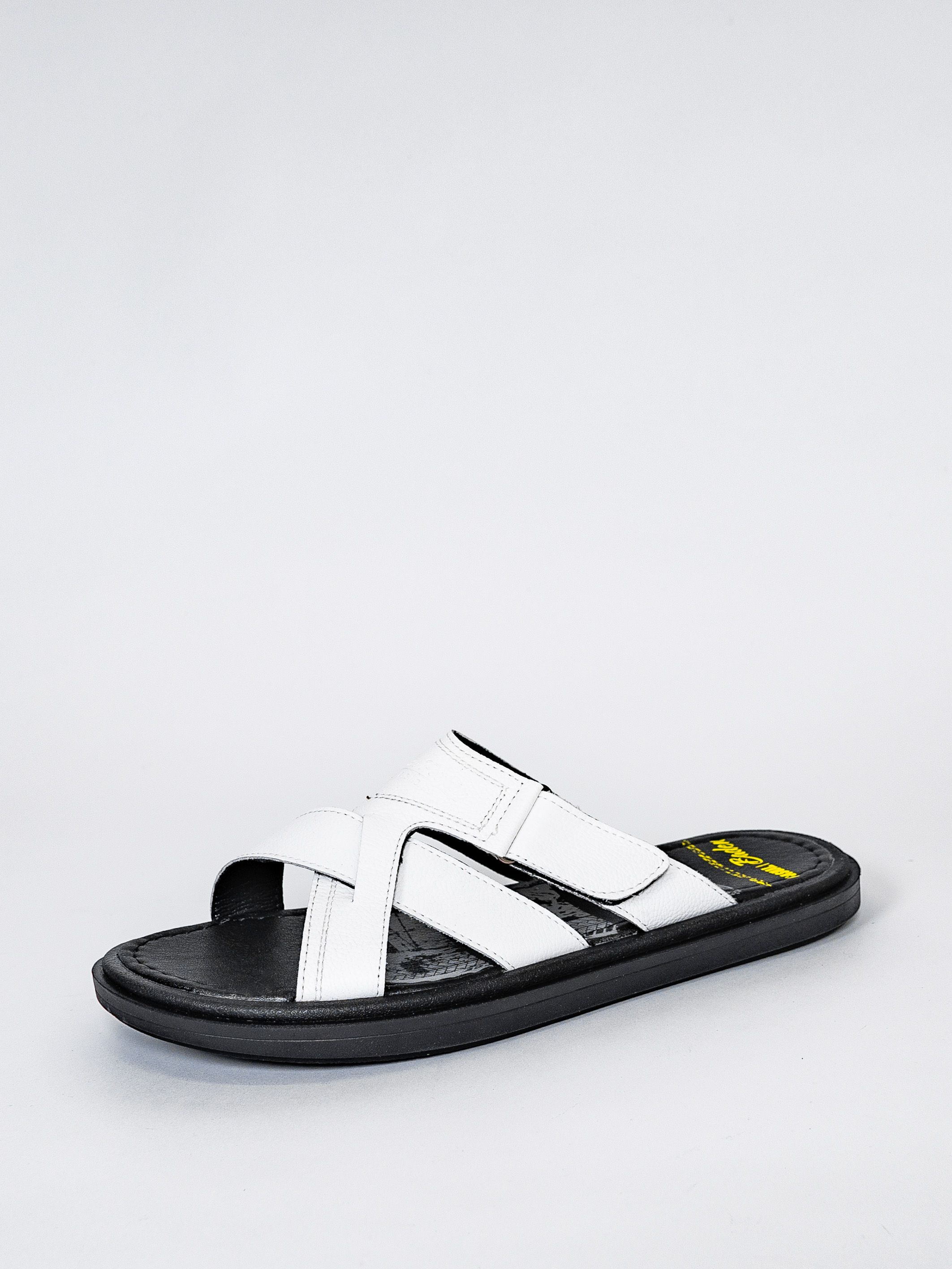 

Сабо мужские Baden WG075-010_11 белые 44 RU, Белый, WG075-010_11