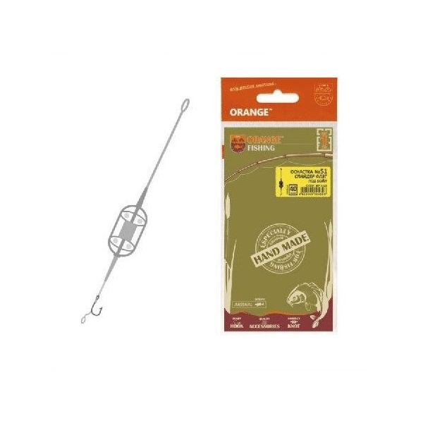 

Оснастка карповая ORANGE для бойла по 5 шт, 51 Spider Flat Method Leadcore, 40 гр, Зеленый, Spider Flat Method Leadcore