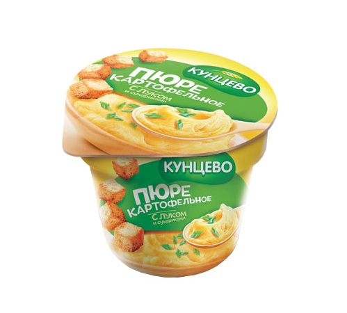 Пюре картофельное Кунцево с луком и сухариками 40 г